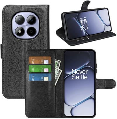 MobyDefend Hoesje - Geschikt voor Xiaomi Redmi Note 15 Pro 4G - Kunstleren Wallet Book Case (Sluiting Voorkant) - Zwart