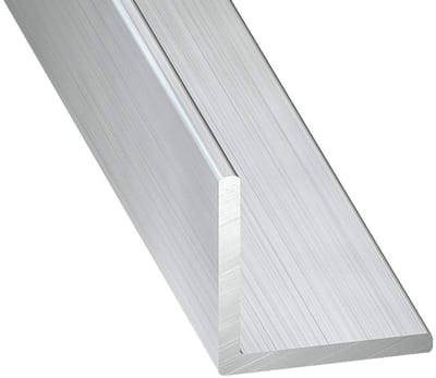 Aluminium Hoekprofiel Wit Gelakt 10x10x10x1 cm Binnen