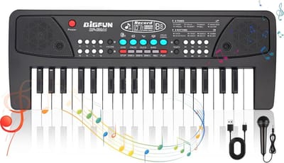 MKSS® Kinder Piano - Kinderspeelgoed - Baby Keyboard - Zwart