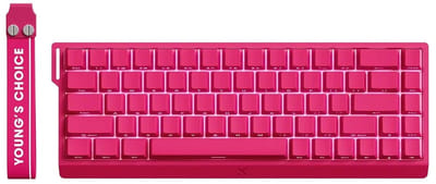 MCHOSE Ace68 E-sport - Rose Red 65% Hall Effect Uranus Magnetische Switch eSports 8K Hz RGB Hotswap Mechanisch Gaming Toetsenbord (MC-Ace68-24)