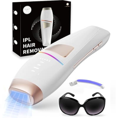 IPL Haarverwijderaar IPL-apparaten Haarverwijderingsmachine 999.999 Lichtimpulsen Laser Haarverwijdering Thuis Permanente Pijnloze Haarverwijdering Liphaar Gezicht Oksel Bikinilijn Lichaam Geüpgraded