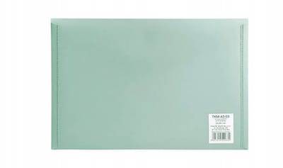 Biurfol A5 Soft Touch Kaart met Drukknop - Groen