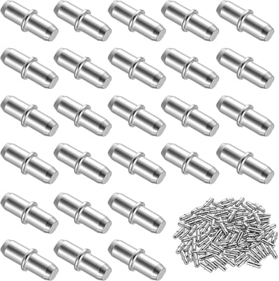 100 Stuks Plankdragers 5 mm - Stevige Plankhouders voor Kasten en Wandplanken, Ideaal voor Thuis en Kantoor