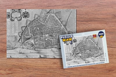 Puzzel Stadskaart - Nijmegen - Antiek - Legpuzzel - Puzzel 1000 stukjes volwassenen - Plattegrond