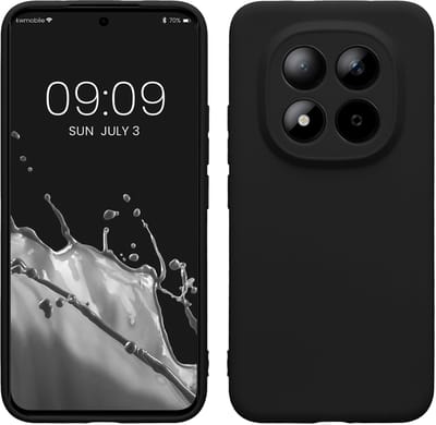 kwmobile telefoonhoesje geschikt voor Xiaomi Redmi Note 15 Pro+ 5G / Poco M8 Pro 5G - Hoesje voor smartphone - Precisie camera uitsnede - In mat zwart
