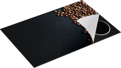 Chefcare Inductie Beschermer Koffiebonen - 80x50 cm - Afdekplaat Inductie - Kookplaat Beschermer - Inductie Mat