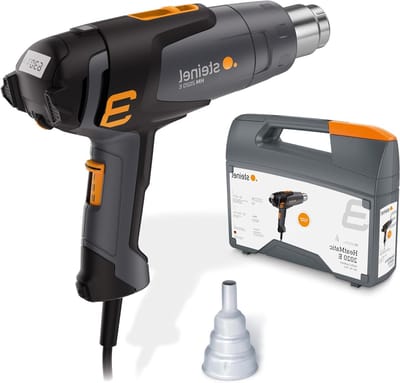 Heteluchtpistool Set - Hittepistool Krachtig - Verf Verwijderen - LCD Temperatuurregeling - 2200 Watt - Antraciet
