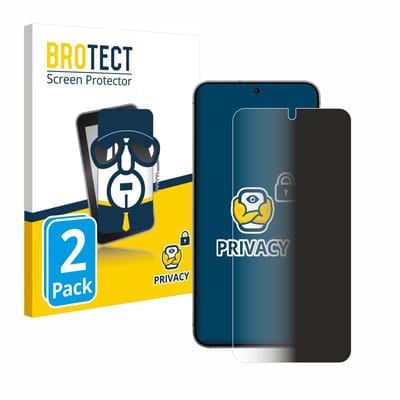 BROTECT - privacy screenprotector voor Samsung Galaxy S24 / S25 - Folie Beschermfolie Blauwlichtfilter 2 Stuks