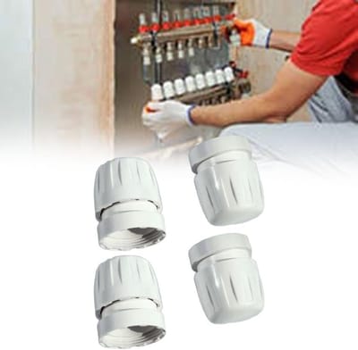 Waterstroom Regulators - Verdelers Koppelingen - Verwarming Optimaliseren - Strakke Seal Draad - M30x1.5 Schroefdraad - Wit