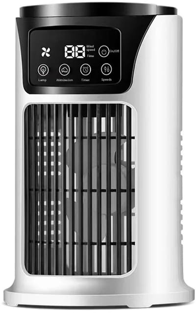Draagbare airco - Ventilator - Mini ventilator - Air cooler - Mobiele Aircooler- Desktop Thuis Kamer Camping Kantoor