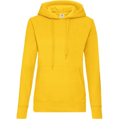 Fruit of the Loom Dames/Dames Klassieke Hoodie (Zonnebloem)