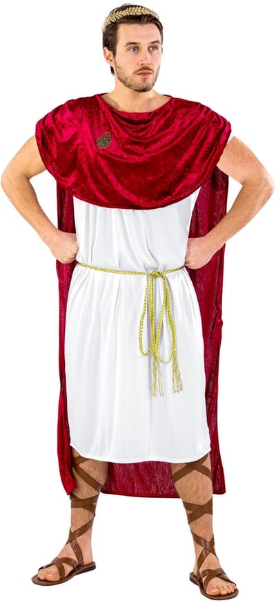 dressforfun - Herenkostuum Trojaan Achilles - S/M - Verkleedkleding carnaval - Halloween - Verkleden - Feestkleding - Carnavalskleding - Feest - Partykleding
