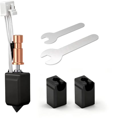 Dailygoods- Printkop V5 J-Head - Hotend met siliconen sok - 0,4 mm messing mondstuk - 24 V keramische cartridge - Snelle warmteoverdracht - Stabiele structuur