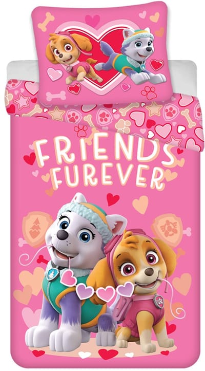 Paw Patrol -Dekbedovertrek - Roze 140 x 200 cm - 70 x 90 cm - Katoen