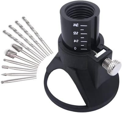 Multi Tool Snijgids Accessoire Set voor HSS Frezen en Boormachines - 11-delige Kit voor Precisie Snijden en Bewerken