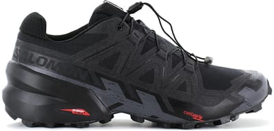 Salomon Speedcross 6 - Heren Trail-Running Schoenen Hardloopschoenen Zwart 417379 , Maat: EU 48 UK 12.5