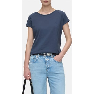 Closed T Shirt Raglan T-shirts Smokey Blue Maat: XXS | Tops Outlet | Dames | Blauw