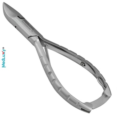 MEDLUXY® Diabetes - Nagelknipper Holle Gebogen Bek - Hoektang - 14 cm - Nageltang - Manicure - Pedicure - Professionele kwaliteit