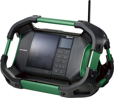 HiKOKI UR18DSDLW4Z 14,4-18V Li-Ion Accu bouwradio - DAB+ - bluetooth - werkt op netstroom & accu