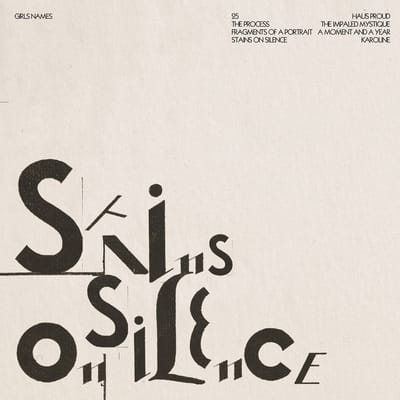 Girls Names - Stains On Silence (CD)