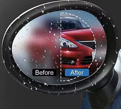 CHPN - Autospiegelstickers - Anti-regen stickers voor autospiegel - Buitenspiegel folie tegen regen - Goed zicht in spiegel tijdens het autorijden - 1 paar - 2 stuks