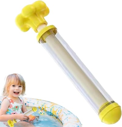 Watersproeier Speelgoed - Waterpistool Kinderen - Buiten Spelen - Verstelbare Waterstroom - 3x7x27cm - Geel