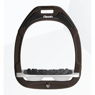 Ultra Grip Verstelbare Stijgbeugels Bruin/Grijs/Wit Flex-On Green Composite