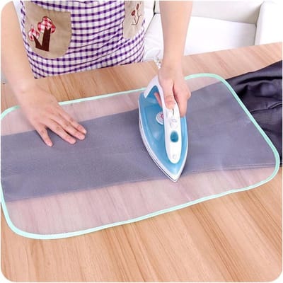 Strijkgaas stof - Hittebestendig gaas - Kleding beschermen - Herbruikbaar machinewasbaar - 35 x 50 cm - Willekeurig