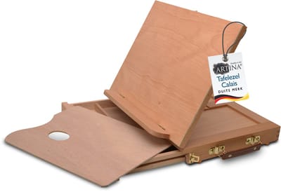Artina Schilderezel Calais – Tekentafel – Houten Tekenkoffer –  33x26x7 cm