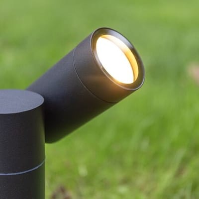 HOFTRONIC Set van 3 Pinero Dimbare LED prikspot - GU10 - Kantelbaar - Dimbaar - Tuinspot - Pinspot - IP65 Waterdicht - Zwart
