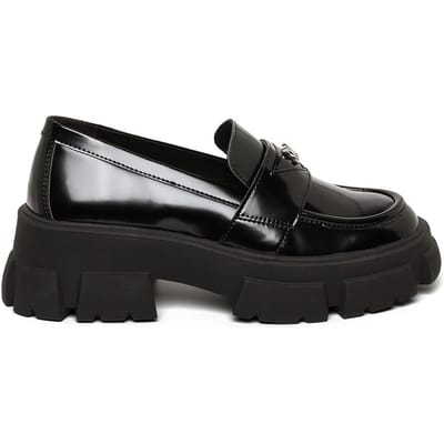 Steve Madden Talsy Flat Shoes Black/black Maat: 38 | Instappers Outlet | Dames | Zwart