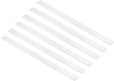 QUARKZMAN 6 stuks vierkante aluminium platte staaf, 3/32 inch (2 mm) dik x 20 mm breedte x 305 mm lang 6061 aluminium platte plaat massief nieuw product zilver voor industriële gebouwen