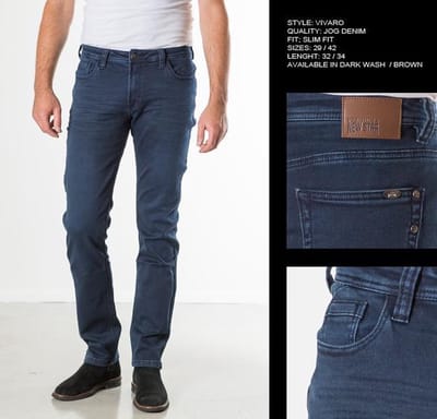 New Star heren joggjeans Vivaro dark wash - maat 30/34