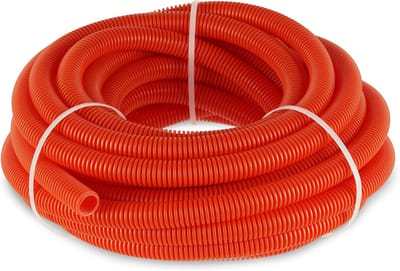 Flexibele Kabelbuis voor Elektrische Installaties - 10 m, EN20, Geschikt voor -5 °C tot +60 °C, Oranje