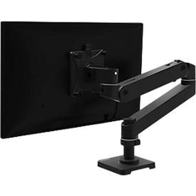 Ergotron LX Desk Monitor Arm - Enkelvoudige Monitorsteun Zwart - Voor schermgrootte tot 34" - Volledige Bewegingsvrijheid - Ergonomisch Ontwerp - Ruimtebesparend - Eenvoudige Installatie​