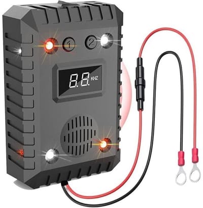 Ultrasone knaagdierverjager Geschikt voor in de auto, 12V, met knipperlicht