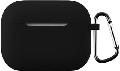 Telestore - hoesje geschikt voor AirPods Pro 3 soft case cover - zwart - TPU hoesje Beschermhoes - AirPods Pro 3 Cover - AirPods Pro 3 hoesje - Geschikt voor Apple AirPods Pro 3 - gel hoesje met sleutelhanger