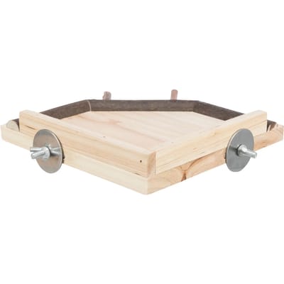Trixie Landing area with perches wood 19 × 19 cm