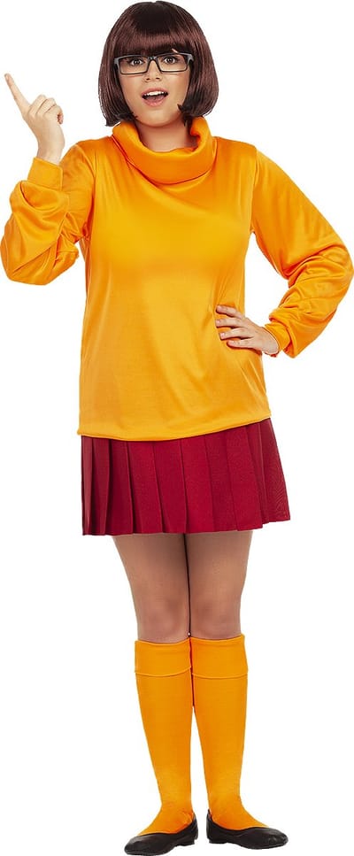 FUNIDELIA Velma Kostuum - Scooby Doo - Maat: S - Oranje