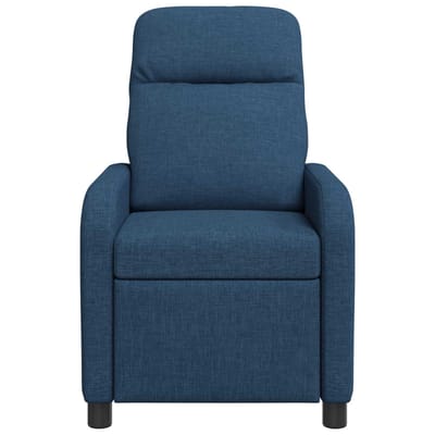 vidaXL - Recliner - Blauw - Stof