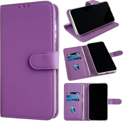 Casemania Hoesje Geschikt voor Samsung Galaxy A55 - Paars - Portemonnee Book Case - Pasjeshouder en Magneetlipje