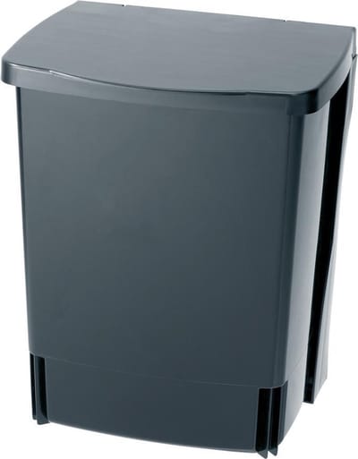 Brabantia Afvalbak Built-in Bin - Kunststof - Zwart - 27x23x34cm - 10l