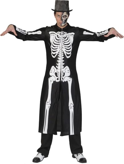 Skelet pak Halloween heren
