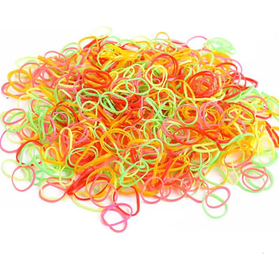 500 Stuks Huisdier Elastiekjes Gemengde Kleur Hoge Elasticiteit Rubber Rekbaar Huisdier Haar Strikjes voor Kat 500pcs