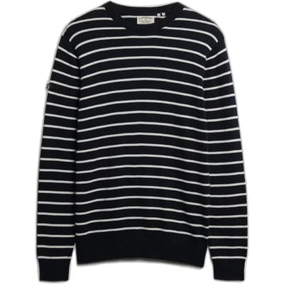 Superdry - The Merchant Store Bretonse Trui Relaxed Pasvorm - Heren - Sweaters