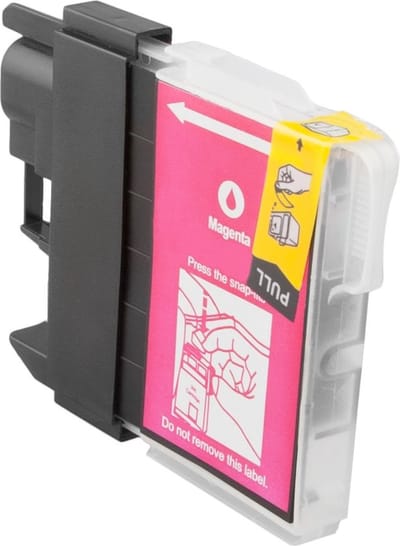 Huismerk geschikt voor Brother LC-980 XL inktcartridge Magenta - DCP/MFC - 145C - 165C - 195C - 365CN - 375CW - 250C - 255CW - 290C - 295CN - J615W