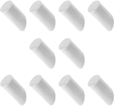 Dailygoods- Wandhaken Hout - 10 Stuks - Wandmontage - Droge Muurhaken - Rustiek - Maximaal 15 kg Belastbaar - Afmetingen 6 x 3 cm