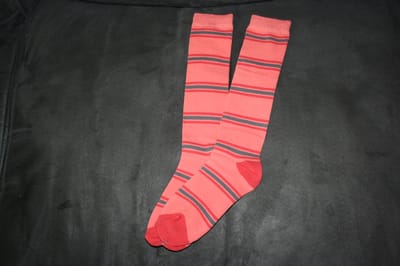 Harry's Horse ruitersokken Stripe - fushion coral - 31/34
