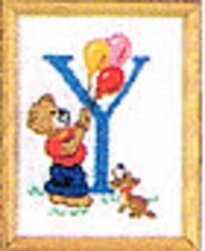 Vervaco borduurpakket Letter Y