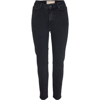 JJXX Slim-fit jeans met 5 zakken voor dames (Zwarte denim)